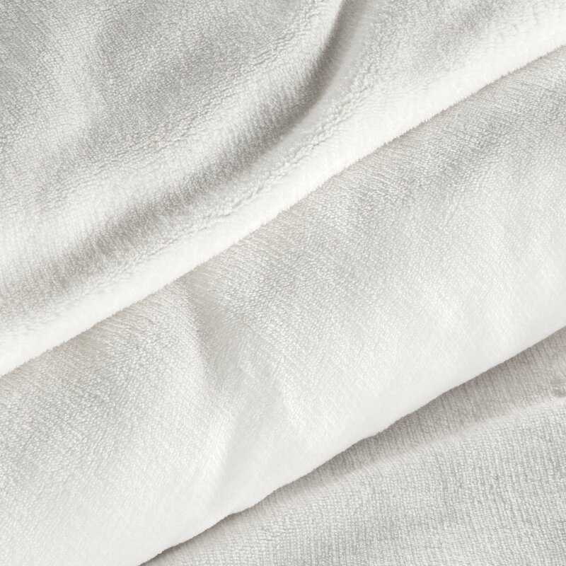 Eurofirany Pliušinis mikropluošto patalynės komplektas, 220x200 cm antklodės užvalkalas su dviem pagalvių užvalkalais, jaukus 250 g/m² audinys, užtrauktukas, 3 dalių rinkinys, minkšta patalynė miegamajam