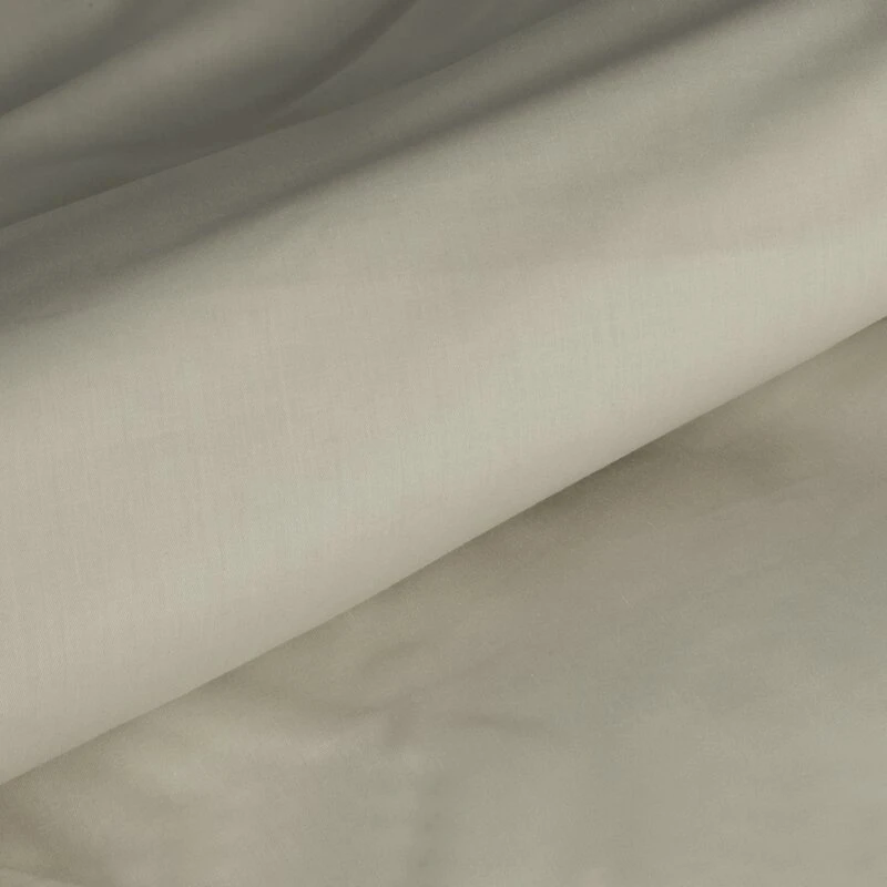 Eurofirany Smėlio spalvos satino patalynės komplektas, 160x200 cm antklodės užvalkalas, 100% medvilnės makosatinas, vienspalvė, lengva priežiūra, kvėpuojantis audinis, su dviem pagalvių užvalkalais Patalynė