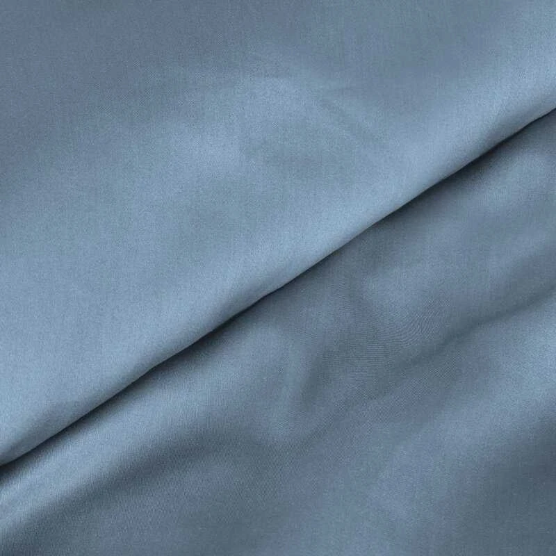 Eurofirany Medvilninio satino patalynės komplektas, 220x200 cm antklodės užvalkalas, 70x80 cm pagalvių užvalkalai, mėlyna dvipusė patalynė, užtrauktukas, 3 dalių rinkinys, miegamojo tekstilė Patalynė