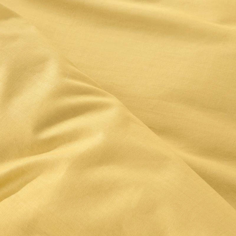 Eurofirany NOVA COLOUR POS/NOVAC/MU/PO Medvilninis antklodės užvalkalas su satino blizgesiu, 220X200 cm, spalva: garstyčių
