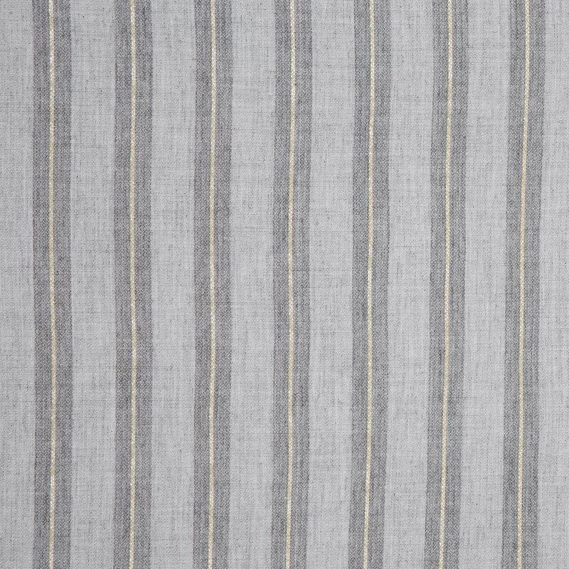 Patalynės komplektas Eurofirany Pilka medvilninė patalynė su auksiniais liurekso siūlais, 220x200 cm, dryžuotas užvalkalų komplektas, OEKO-TEX sertifikatas, 3 dalys, miegamojo tekstilė Patalynė