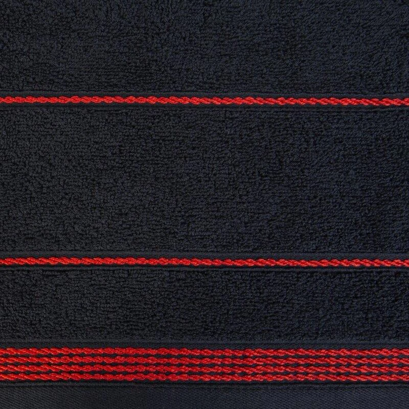Eurofirany Rankšluostis Mira, 50x90 cm, juodas