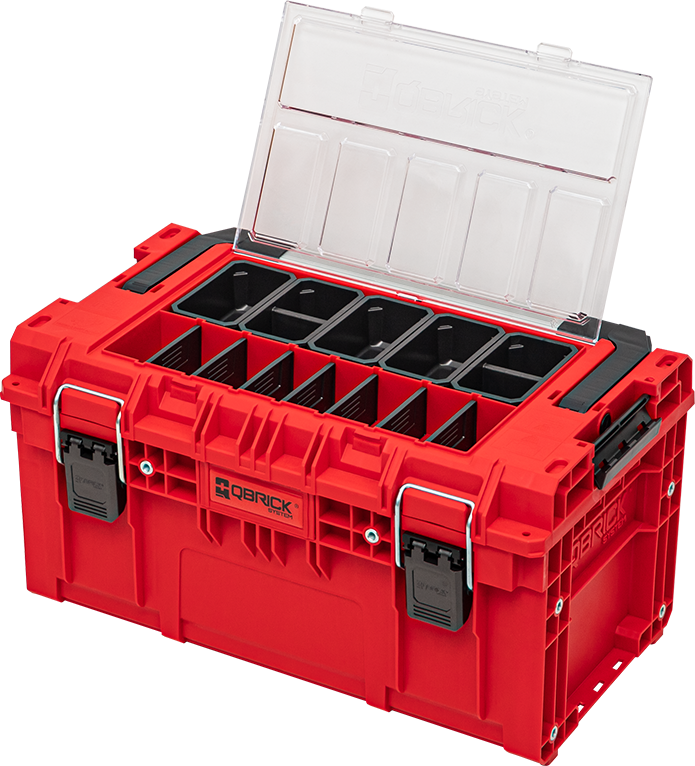 Įrankių dėžė Qbrick System PRIME Toolbox 250 Expert RED Ultra HD Custom