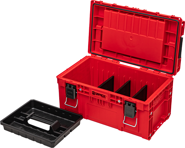 Įrankių dėžė Qbrick System PRIME Toolbox 250 Expert RED Ultra HD Custom