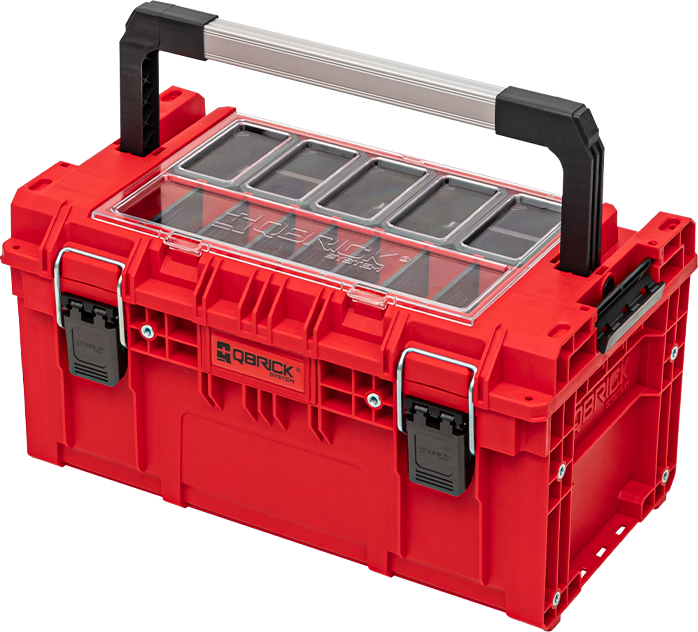 Įrankių dėžė Qbrick System PRIME Toolbox 250 Expert RED Ultra HD Custom