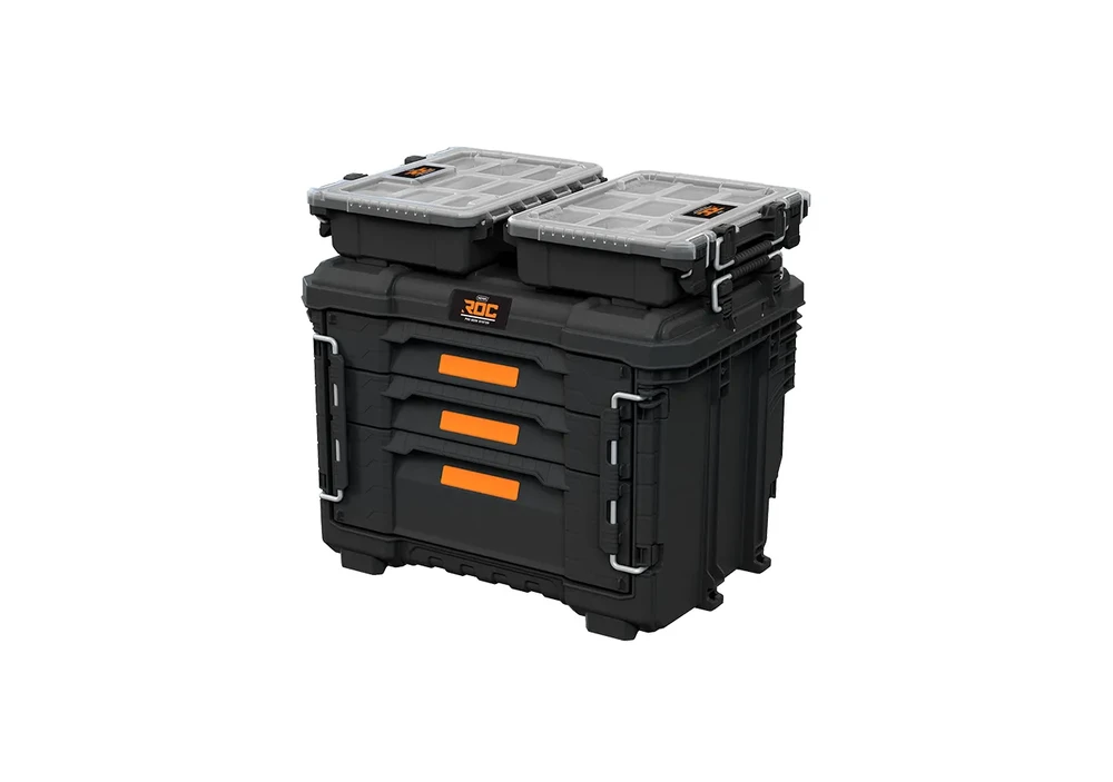 Keter įrankių dėžė su stalčiais ROC Pro Gear 2.0 XL, 56,5 x 37,5 x 41,3 cm