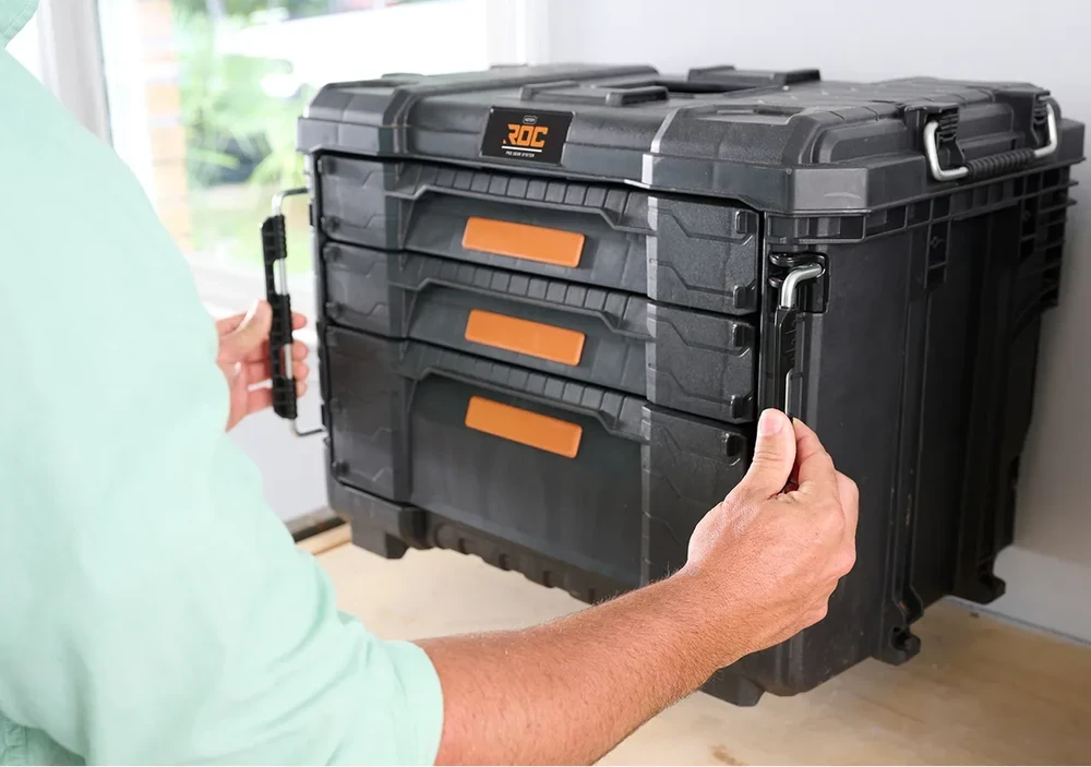 Keter įrankių dėžė su stalčiais ROC Pro Gear 2.0 XL, 56,5 x 37,5 x 41,3 cm