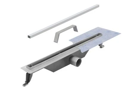 Nerūdijančio plieno latakas Vogi Ultra Slim 1000mm