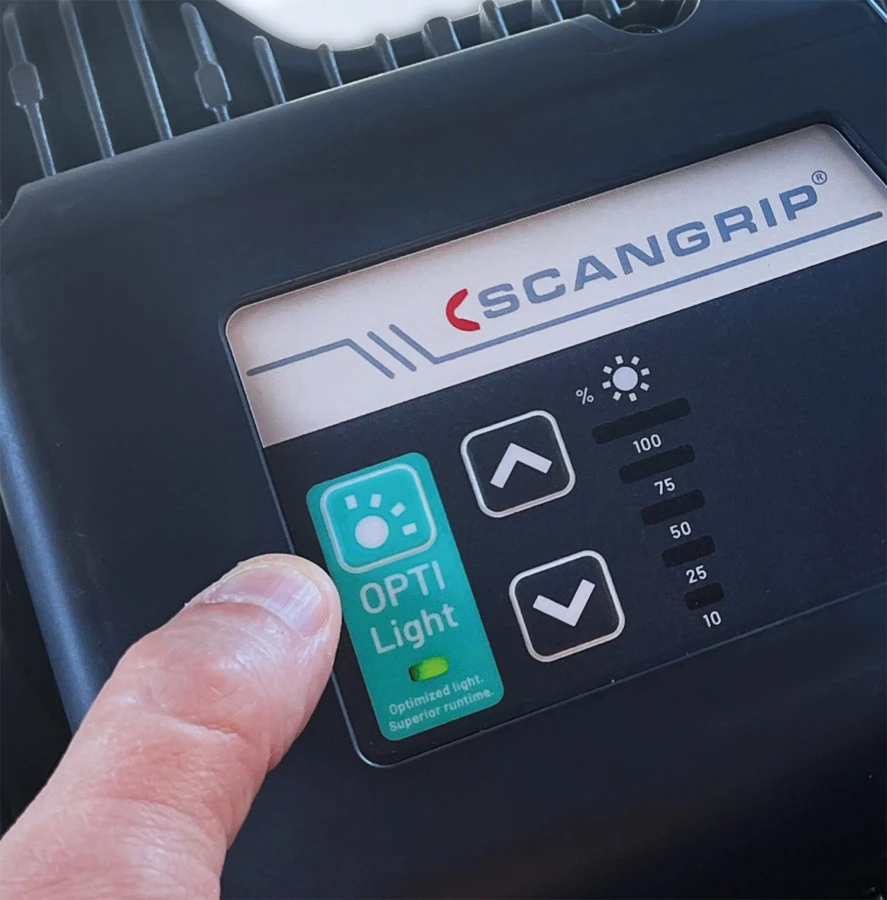Scangrip darbo lempa LED NOVA 6, 6000lm, Bluetooth IK07/IP67