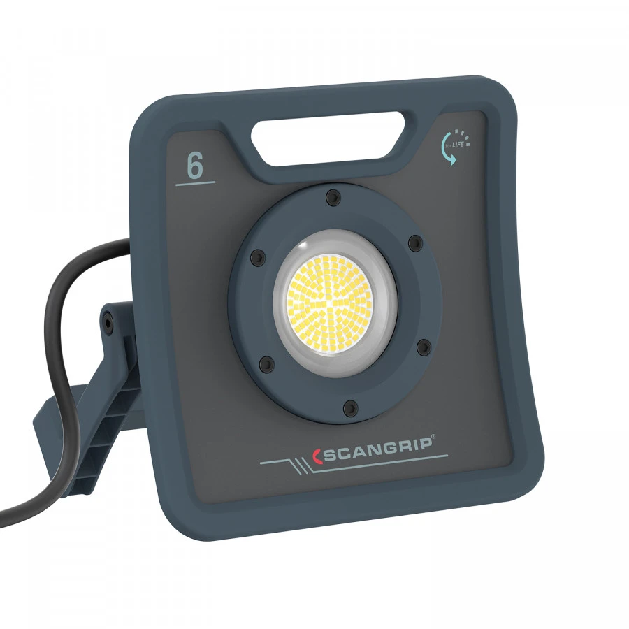 Scangrip darbo lempa LED NOVA 6, 6000lm, Bluetooth IK07/IP67
