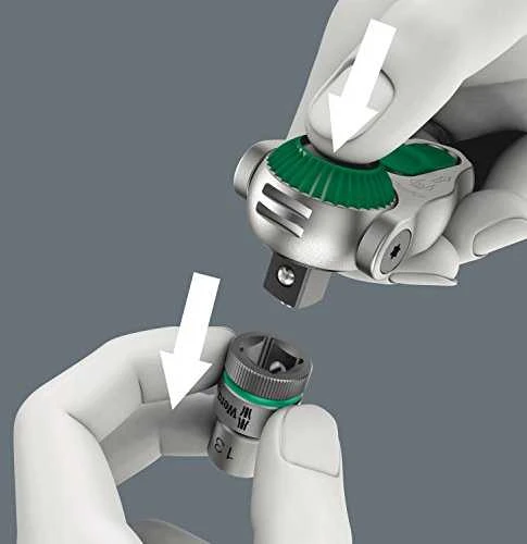Wera 810 All-in Zyklop Speed terkšlių rinkinys, 3/8" 35 vnt