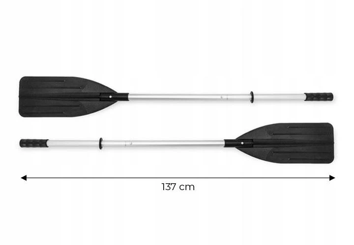 INTEX aliuminiai baidarės irklai, 2 vnt., viengubi, 137 cm