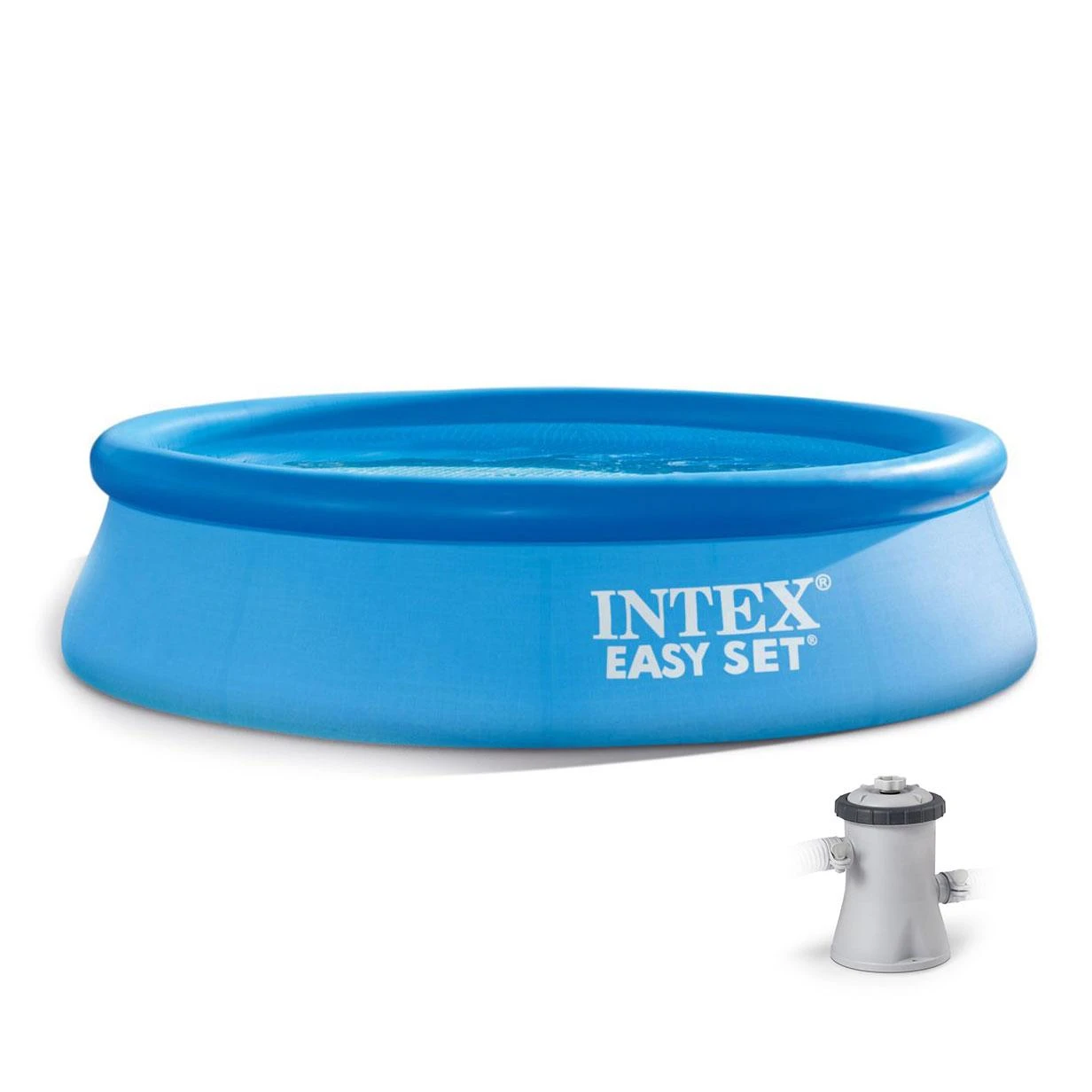 Pripučiamas baseinas INTEX Easy Set su vandens filtru 305x76cm 28122