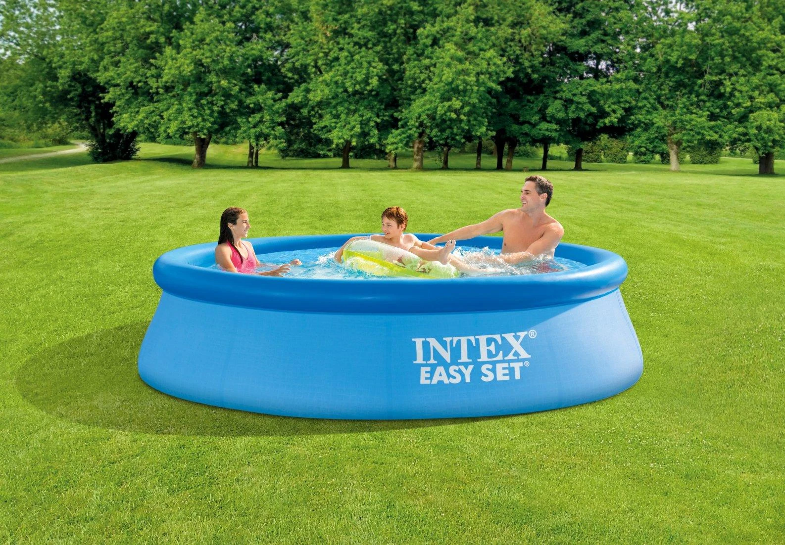 Pripučiamas baseinas INTEX Easy Set su vandens filtru 305x76cm 28122