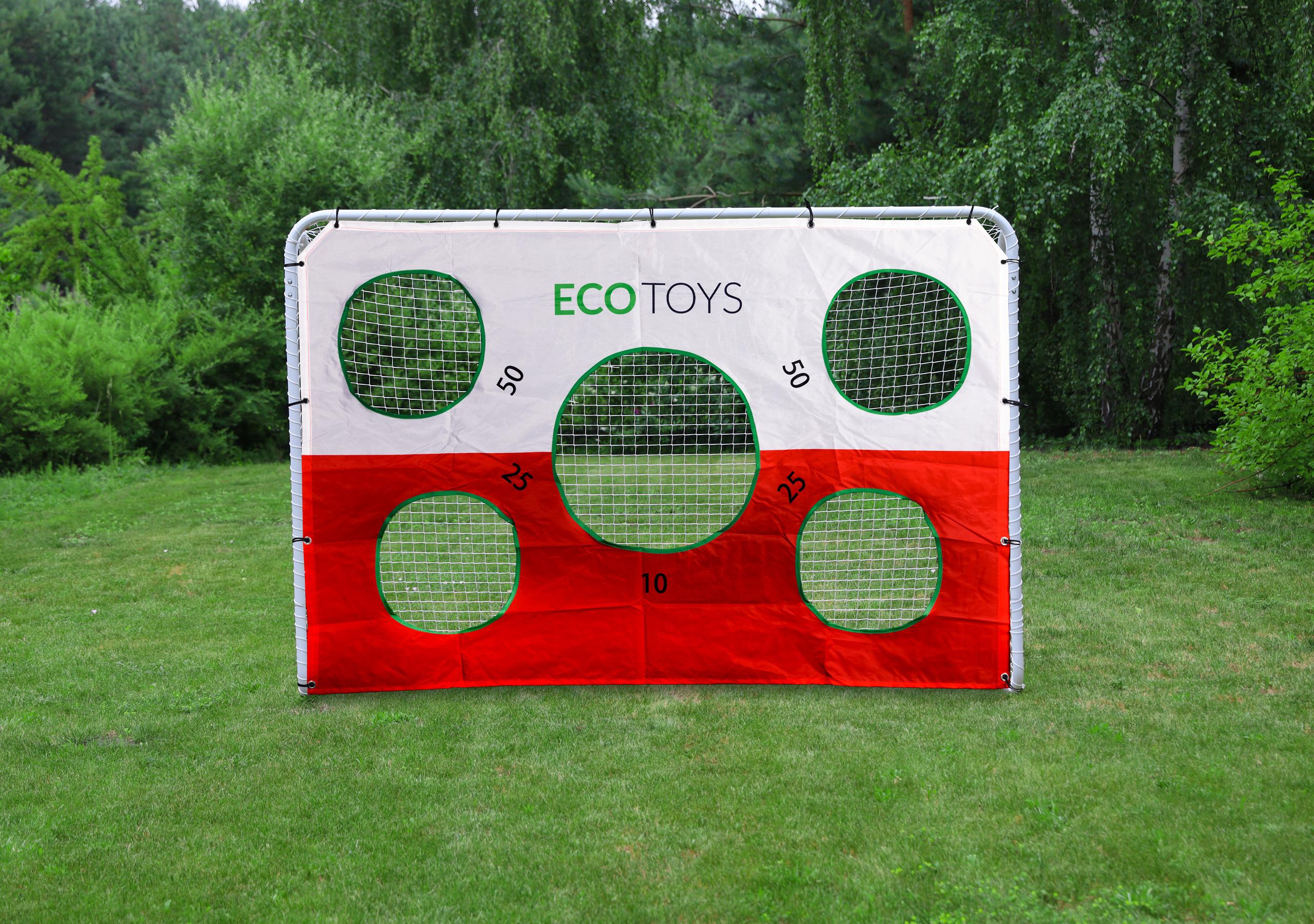 Ecotoys Futbolo vartai su kilimėliu 180x122cm