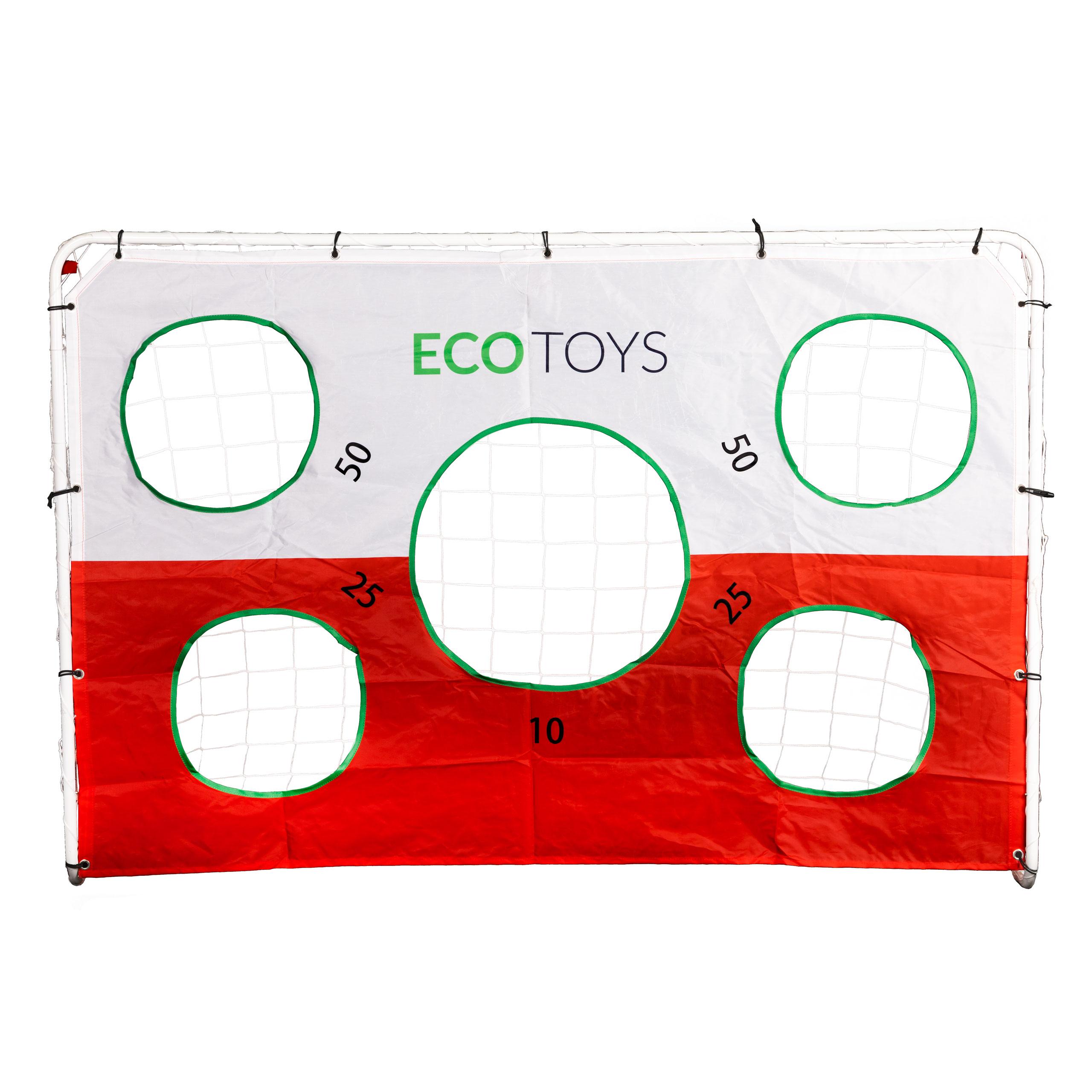 Ecotoys Futbolo vartai su kilimėliu 180x122cm