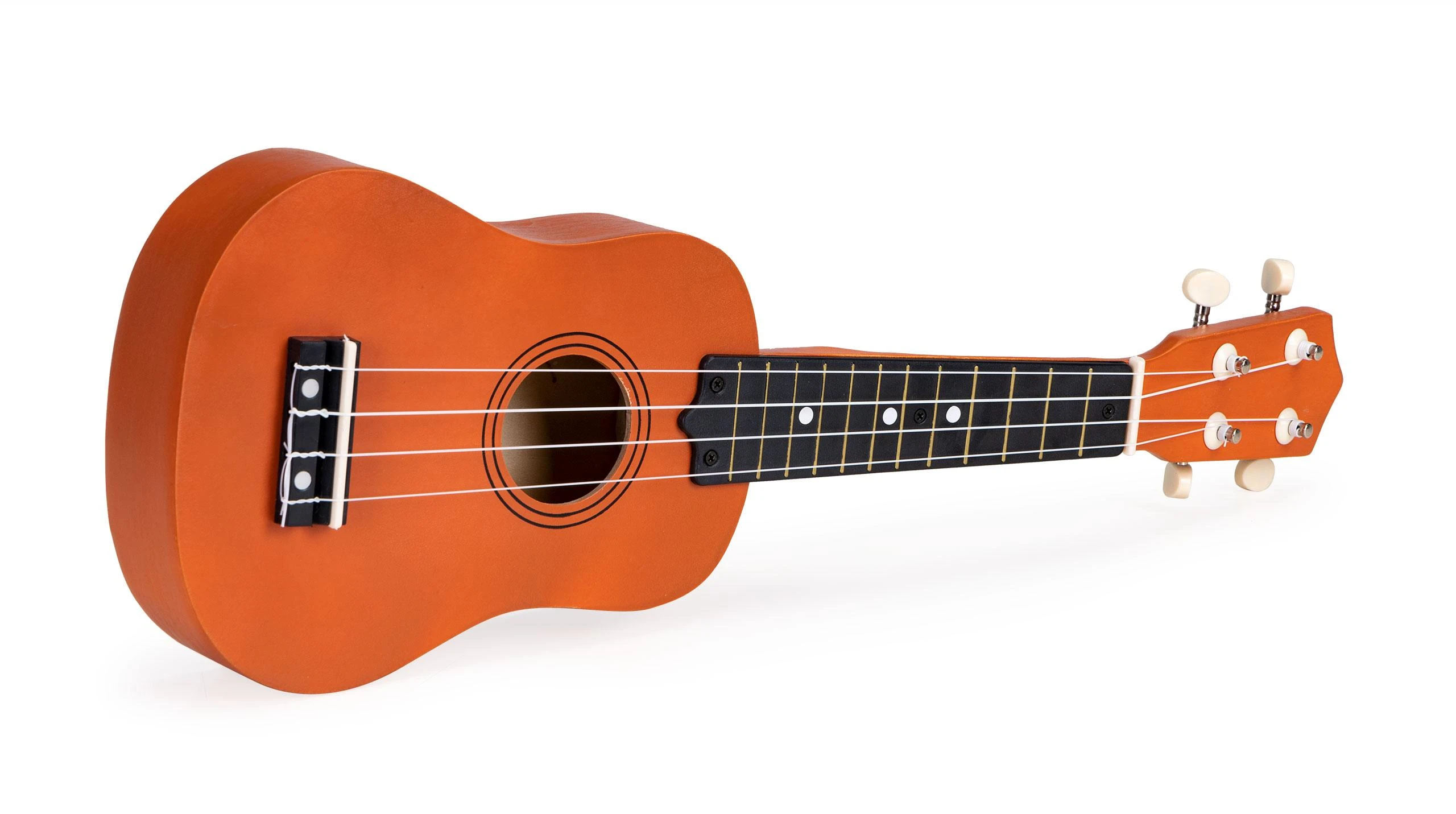 Vaikiškas medinis ukulelė 4 stygų ECOTOYS
