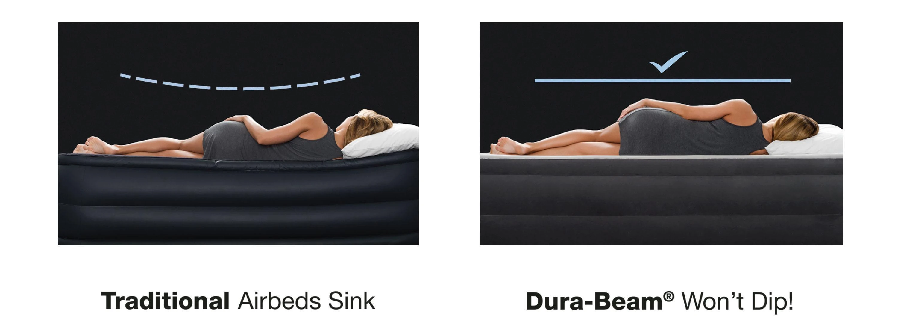 Intex Lovos čiužinys 236x152cm su pompa 2 asmenims DELUXE 64448ND