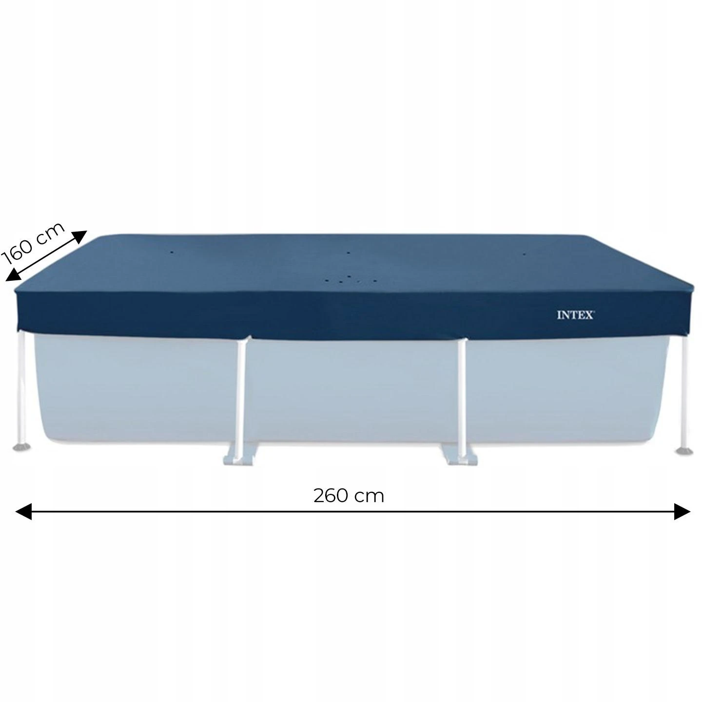 Dengiamasis brezentinis kilimėlis 2,6x1,6 m rėminiam baseinui Intex 28036