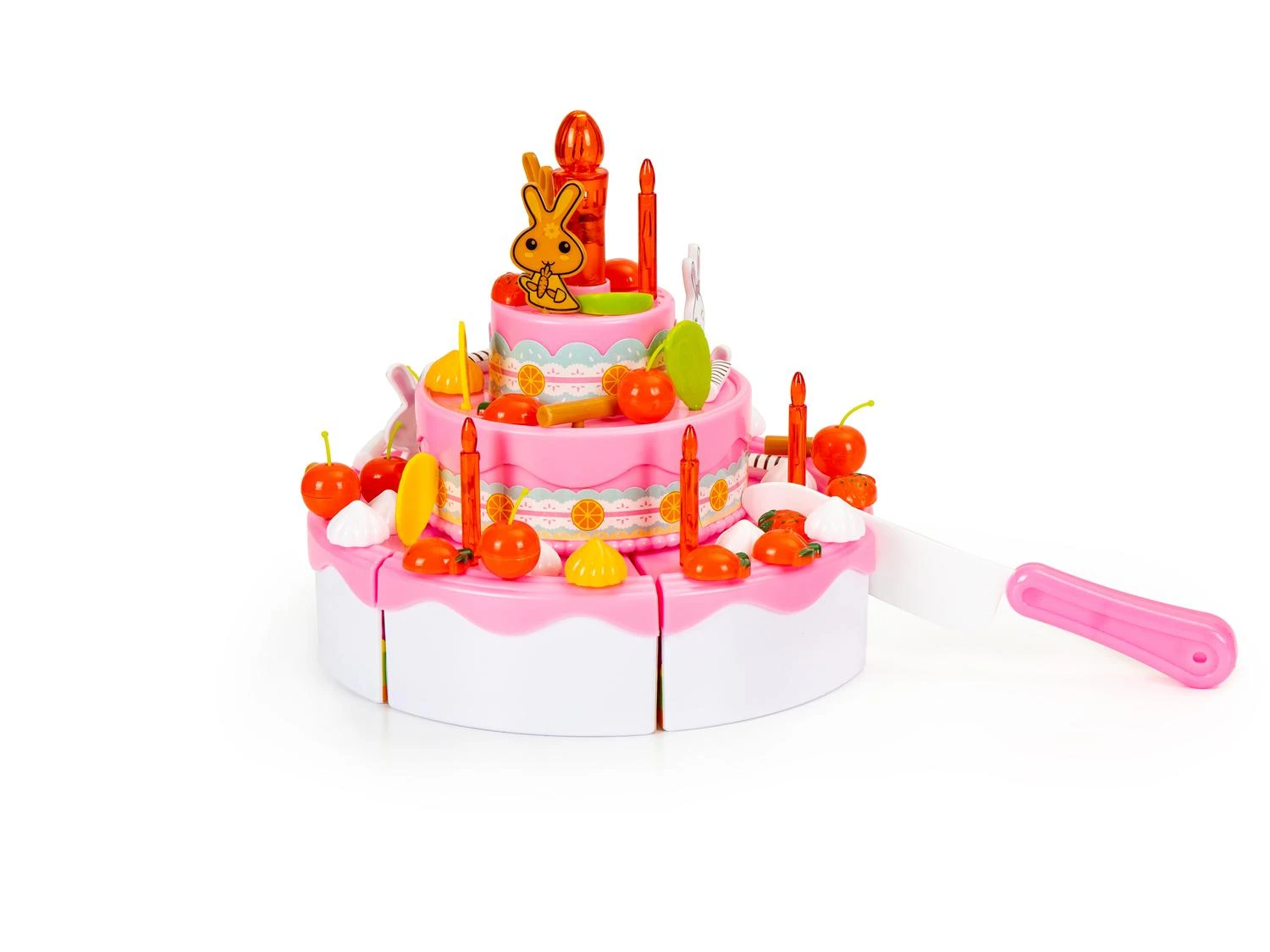 Gimtadienio šventės torto pjaustymo rinkinys Multistore, 125 vnt.