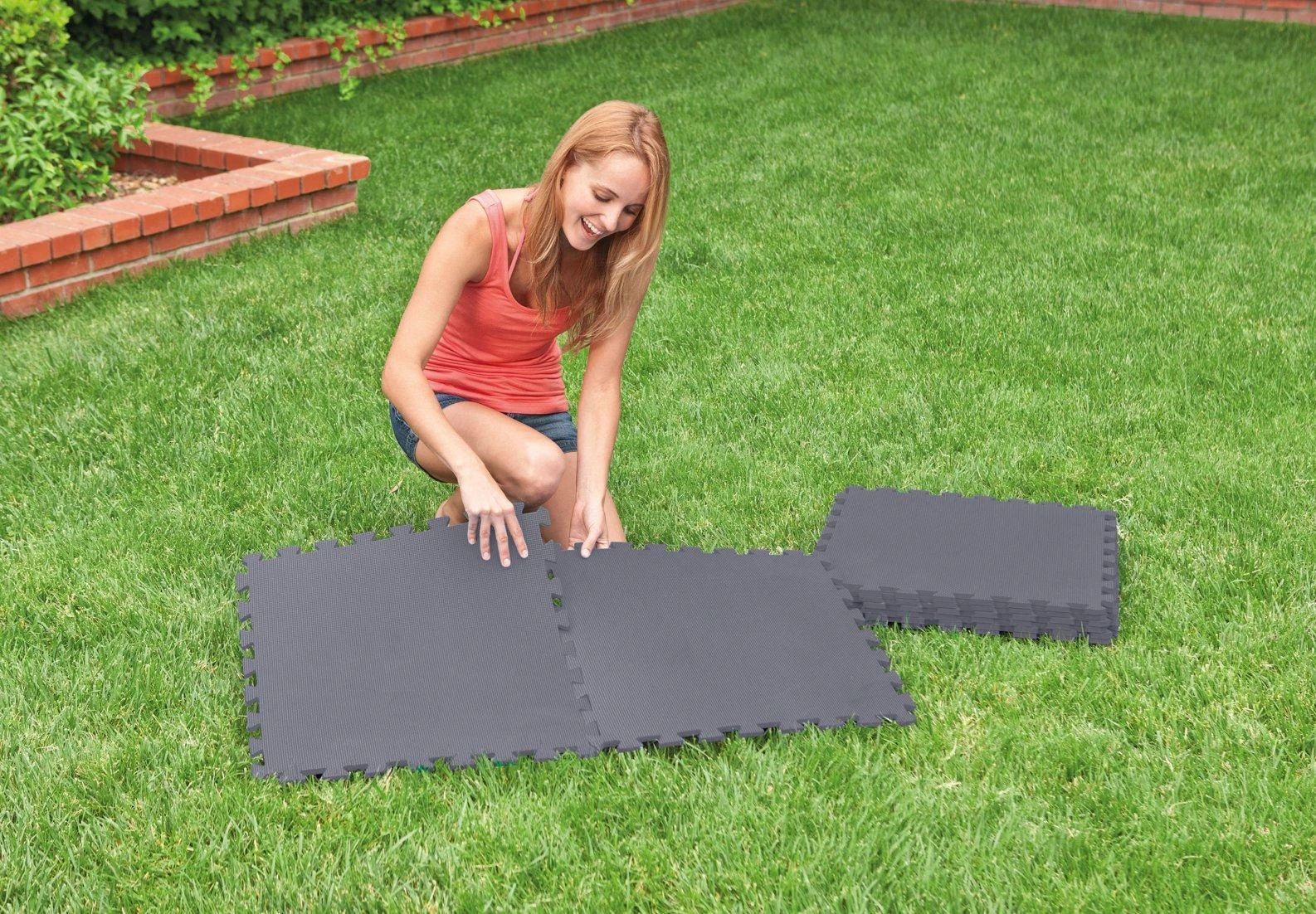 Intex Sujungiami apsauginiai kilimėliai, 8vnt., 50x50x0,5cm, 1,9m²