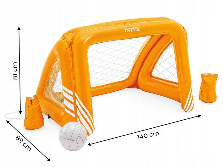 Intex Fun Goal Game Pripučiami vandensvydžio vartai, 140x89x81cm