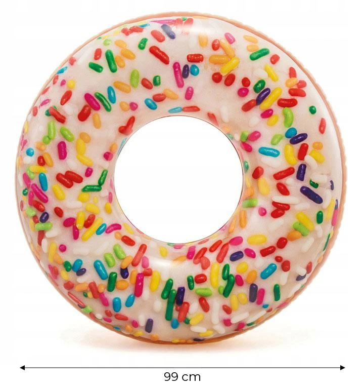 Pripučiamas ratas INTEX Sprinkle Donut Tube, 114 cm 56263NP