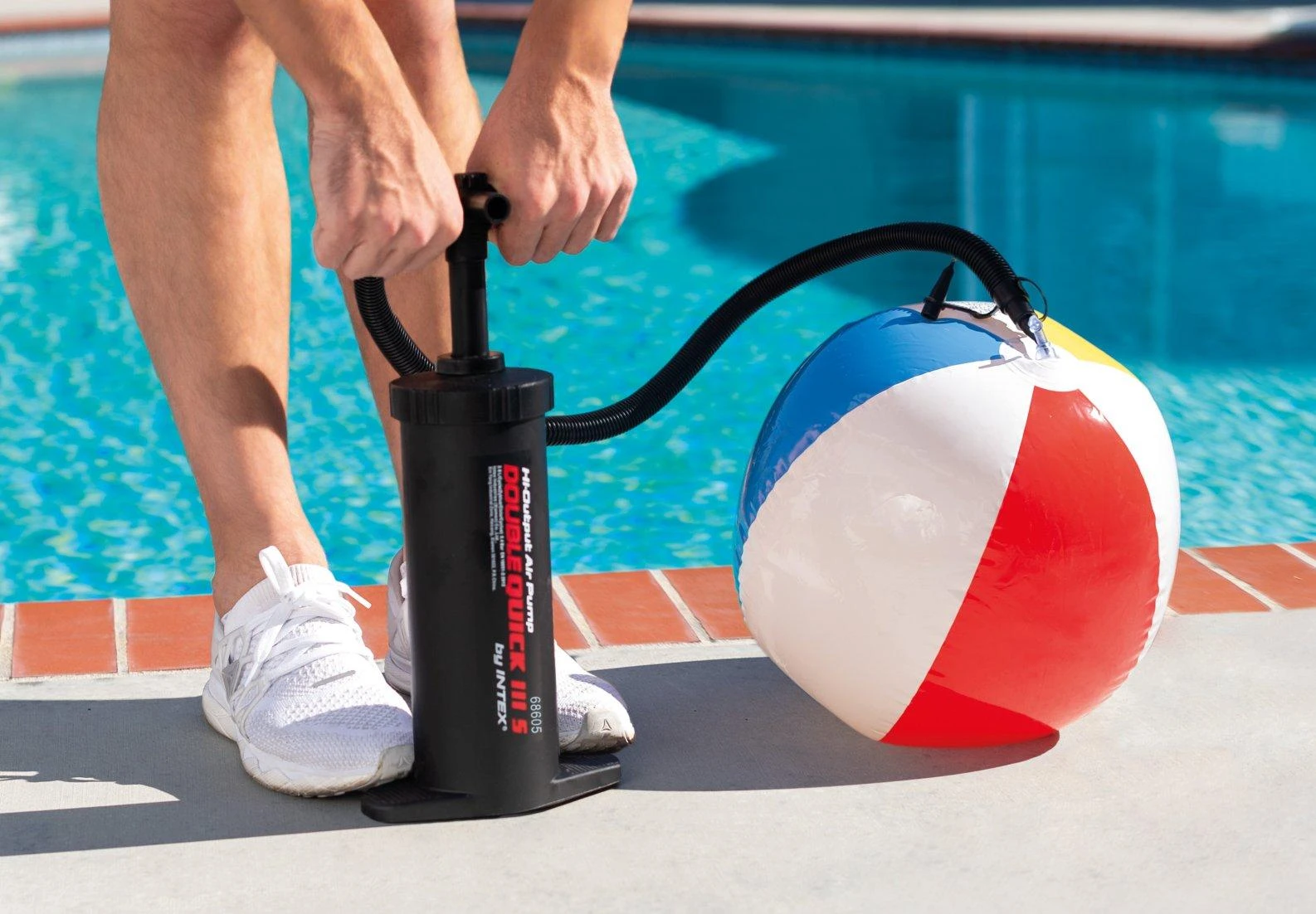 Rankinė pompa Intex Double Quick III S 37cm