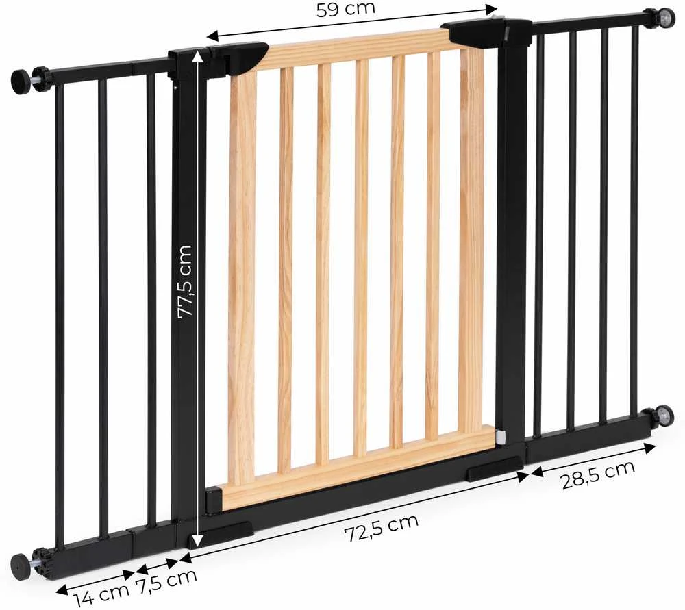 Apsauginiai varteliai, 74-100 cm, laiptams ir durims, ECOTOYS
