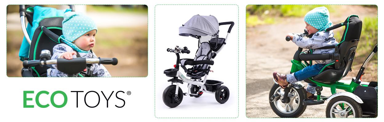 triratukas su pasukama sėdyne 360' ECOTOYS