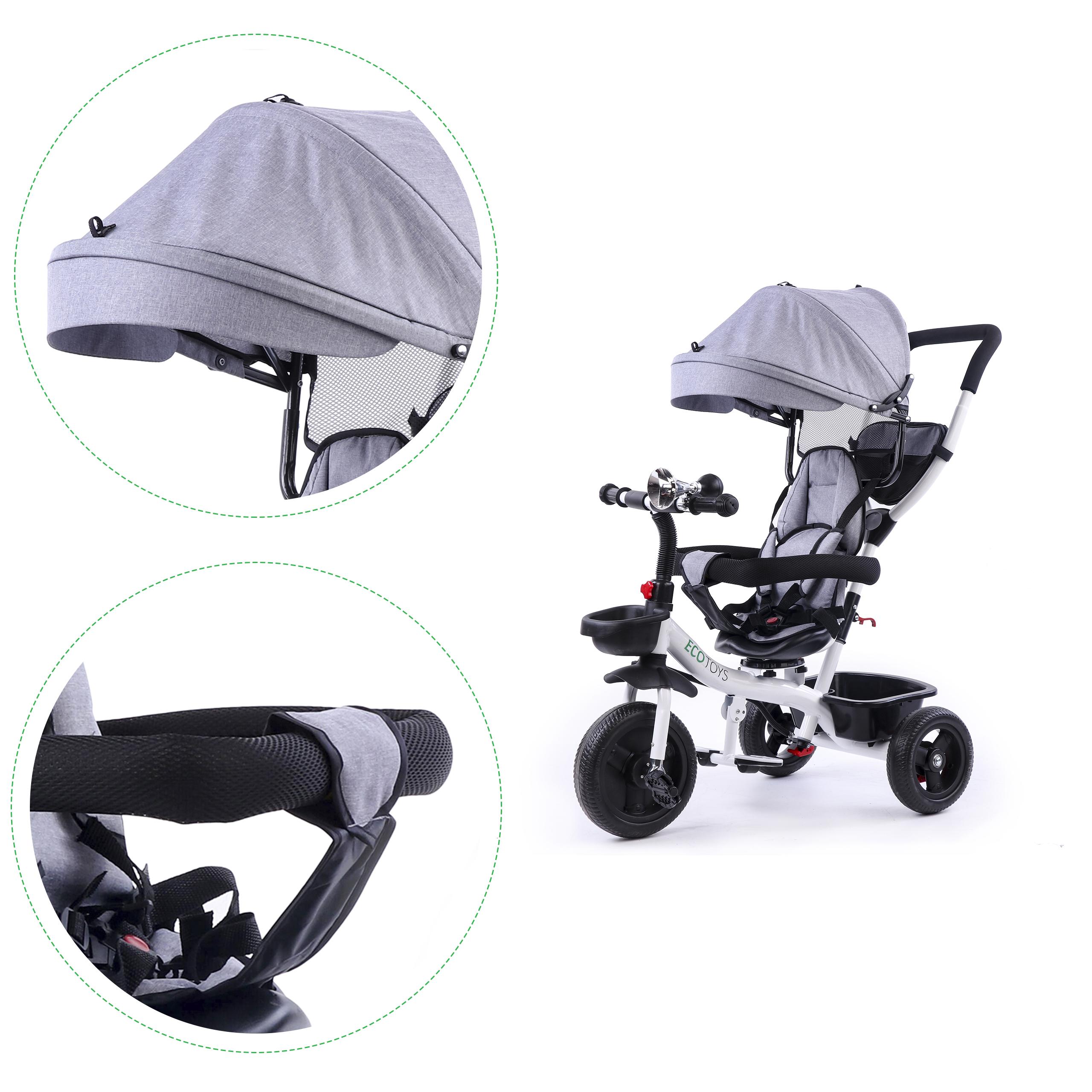 triratukas su pasukama sėdyne 360' ECOTOYS