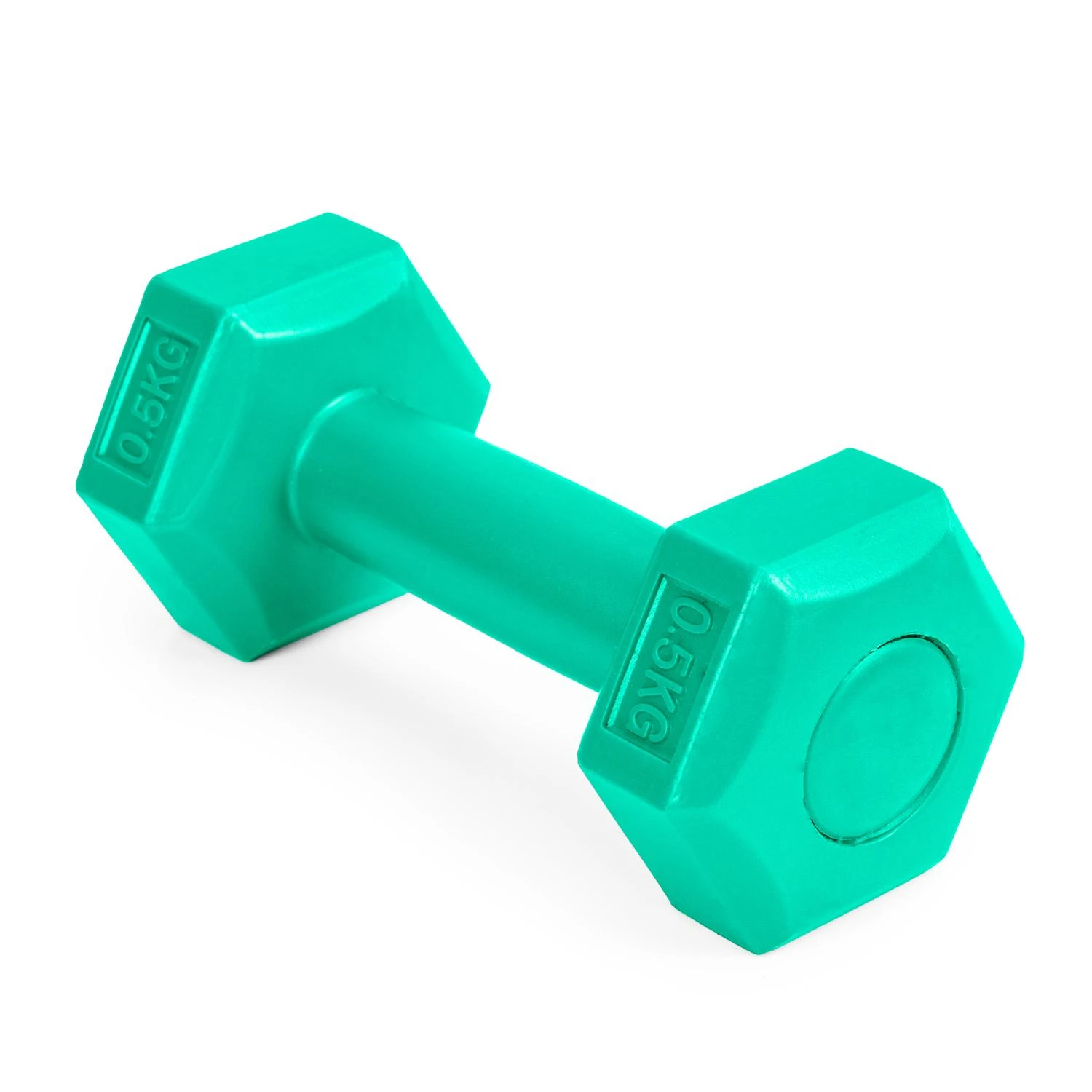Fitneso hantelių rinkinys ModernHOME, žalias, 2 x 0.5kg