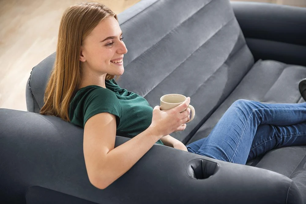 2-in-1 INTEX 66552 pripučiamas sofos-lovos ištiesiamas čiužinys