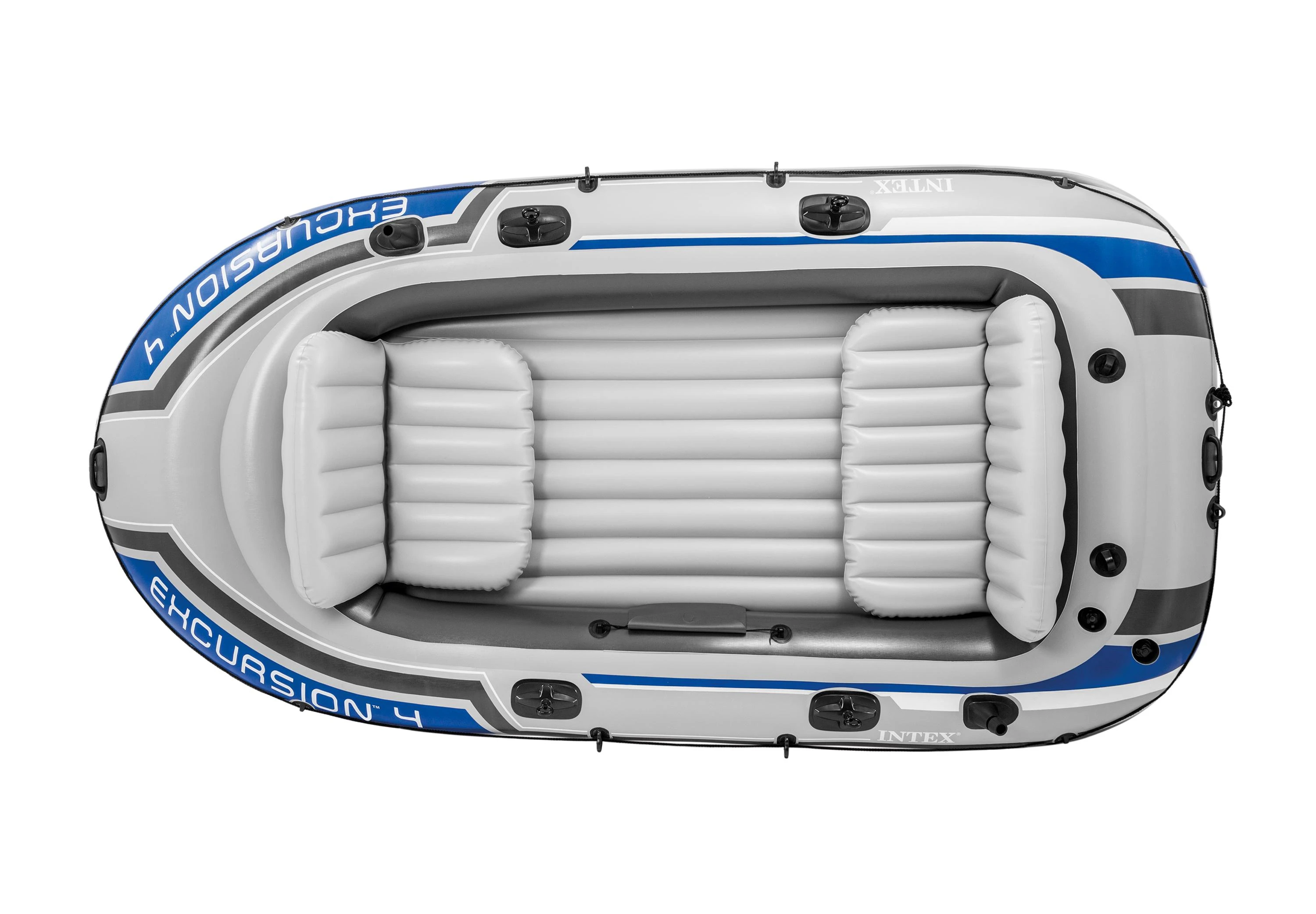 Pripučiama valtis INTEX Excursion 4 /4 asmenims, komplektas. 315x165x43cm