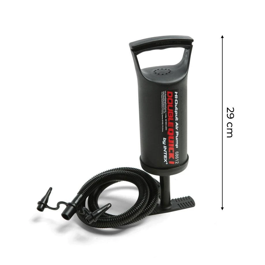 Intex Double Quick I Hand Air Pump Juodas