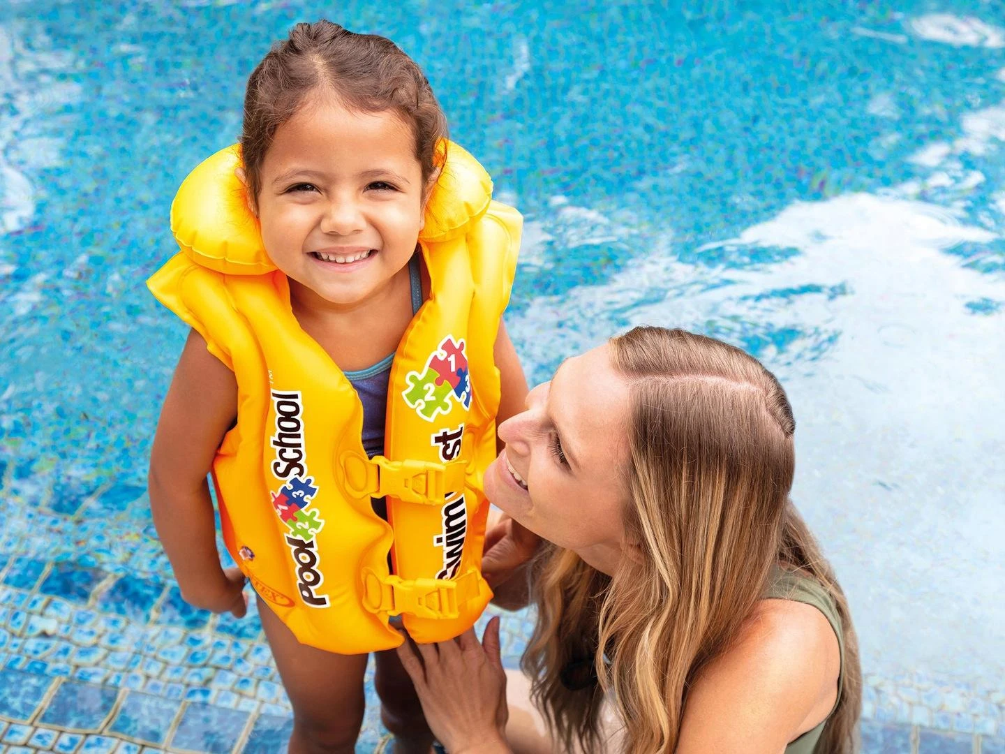 Intex Deluxe Swim Vest Pool School 58660EU Geltona