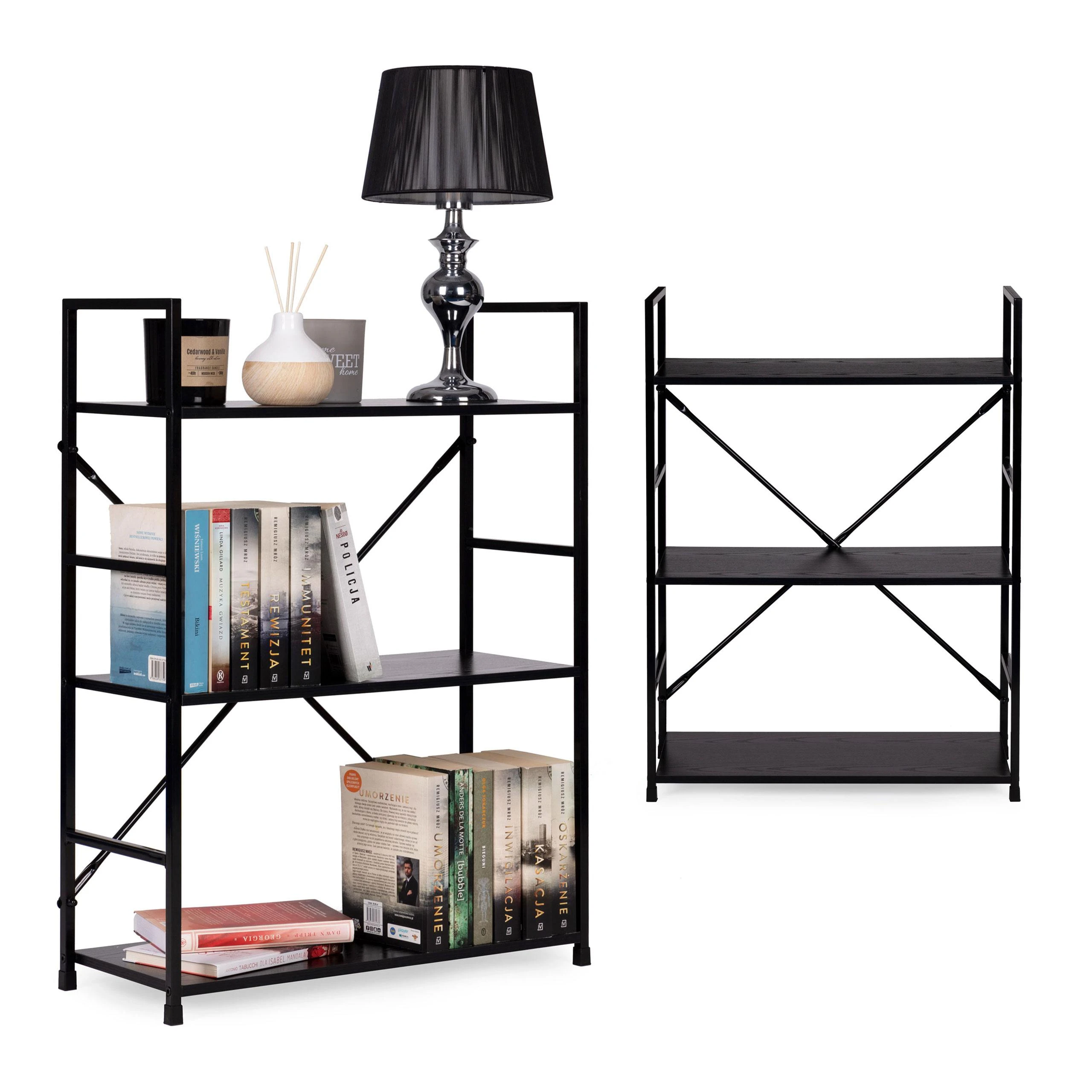 Lentyna ModernHome Loft, ruda/juoda