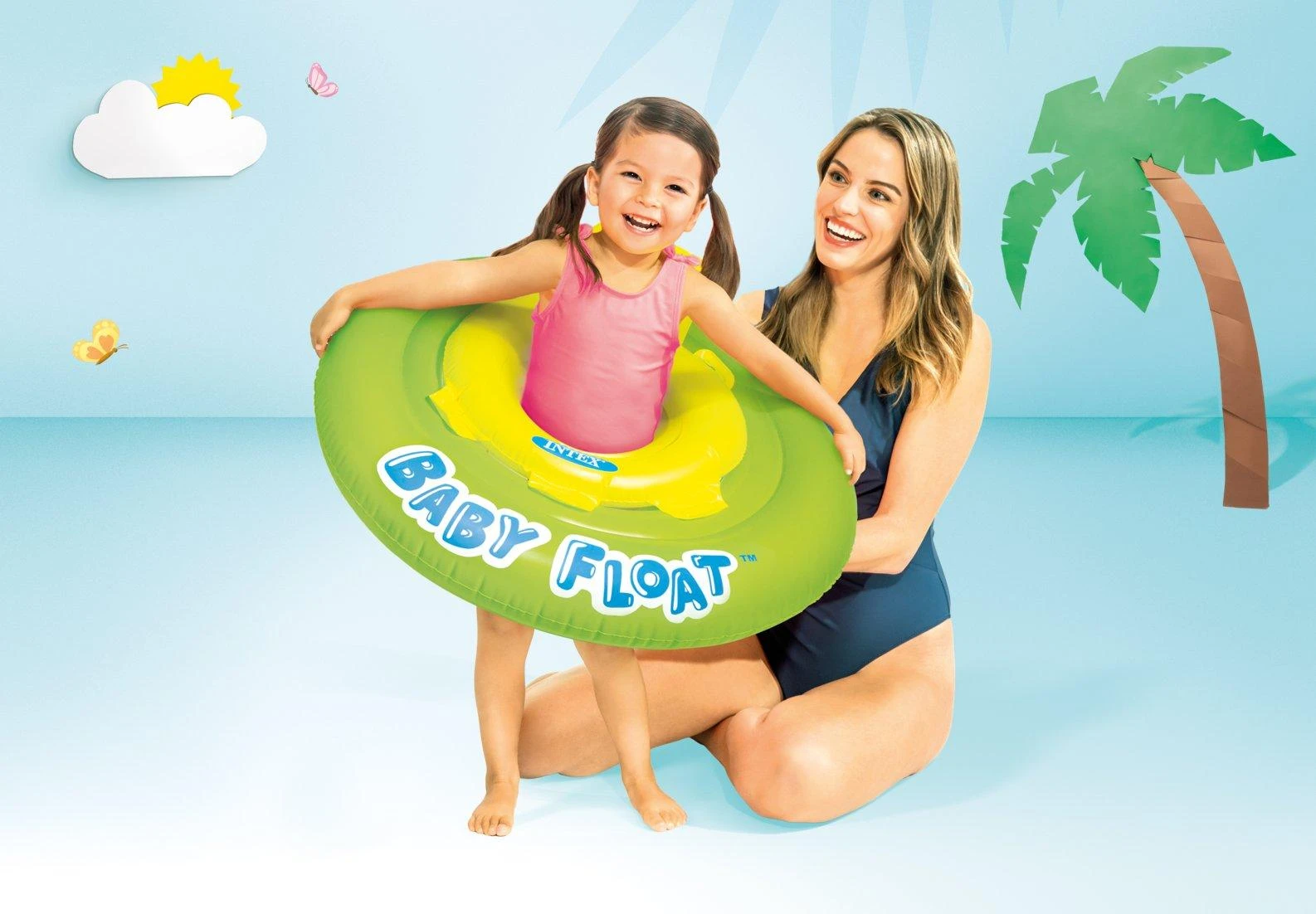 INTEX plaukimo mokymo ratas 76 cm 56588