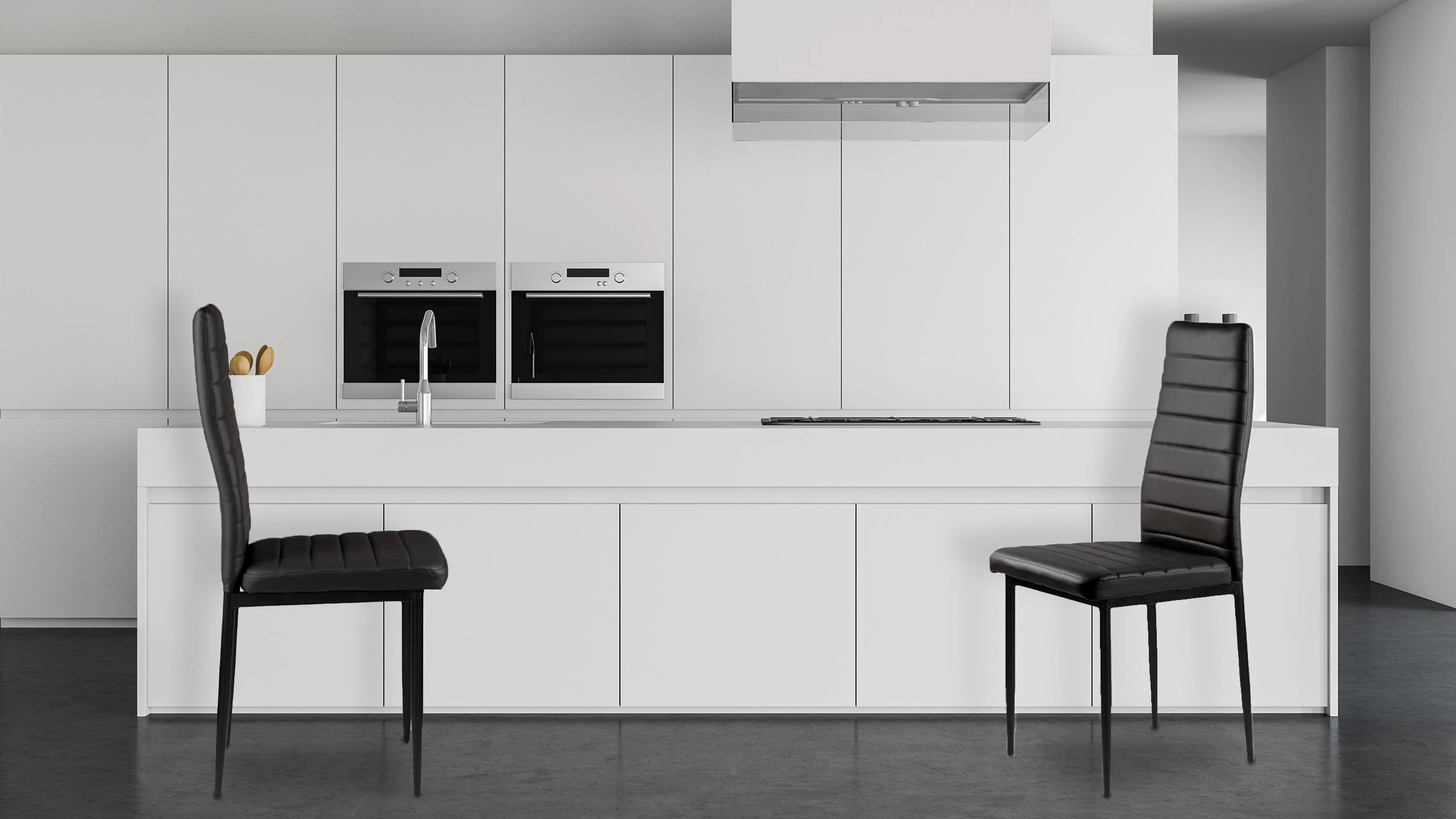 Minkštos kėdės 4x kėdė ModernHome valgomajam