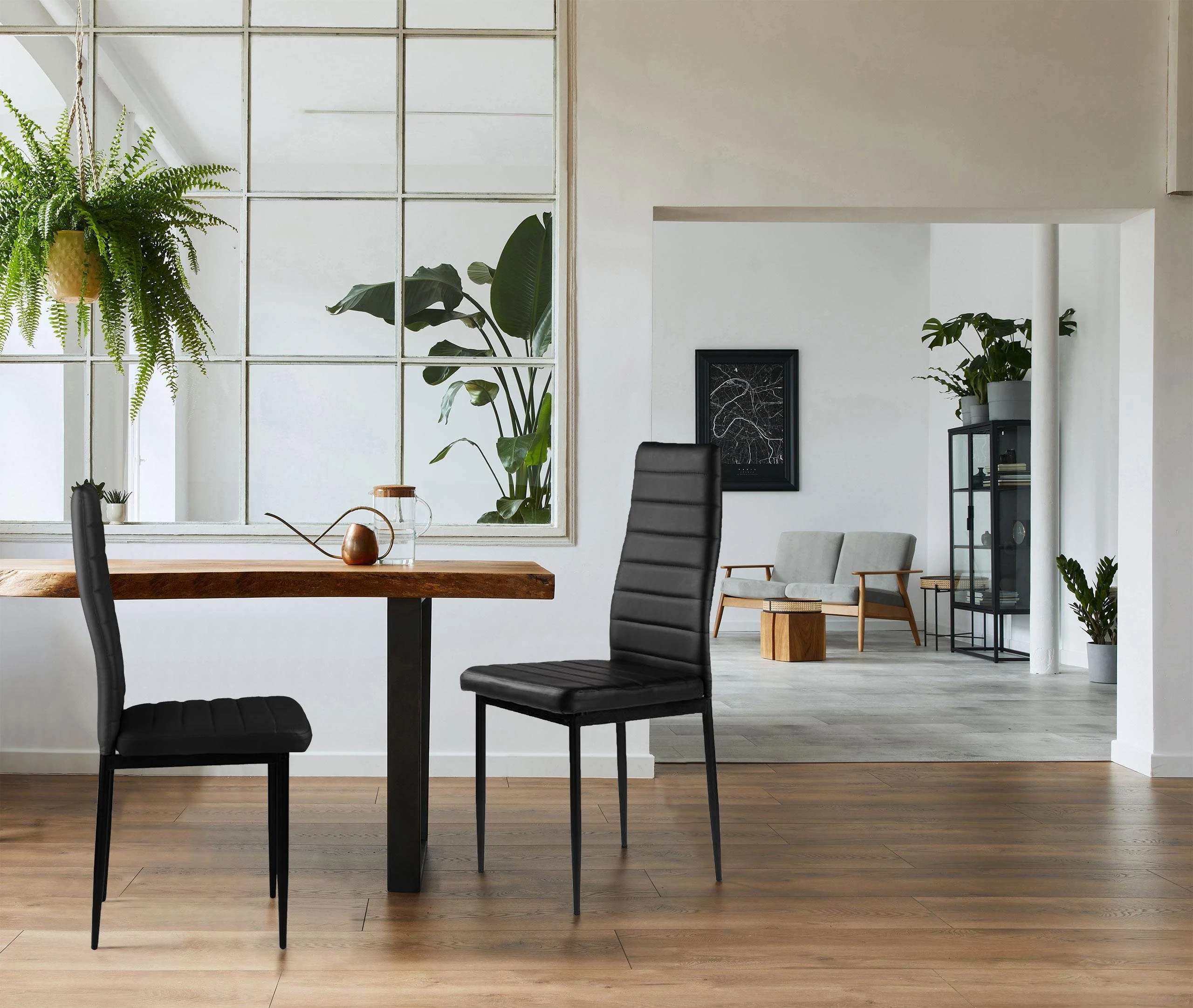 Minkštos kėdės 4x kėdė ModernHome valgomajam