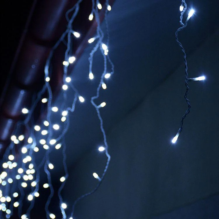Multistore Lauko dekoratyvinės kalėdinės lemputės 500 vnt. LED 19 m užuolaida