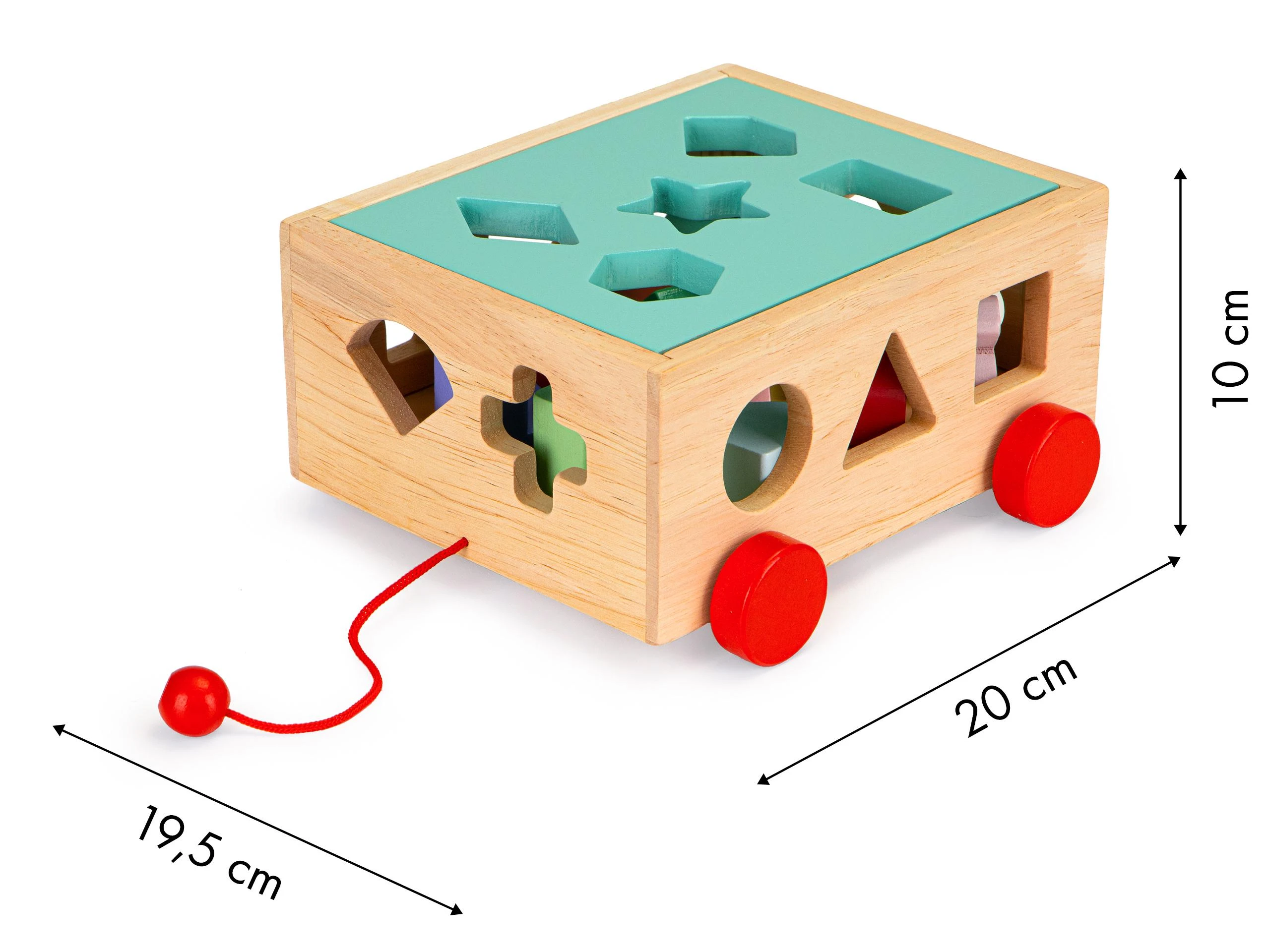 Medinis figūrėlių rūšiuoklis Ecotoys