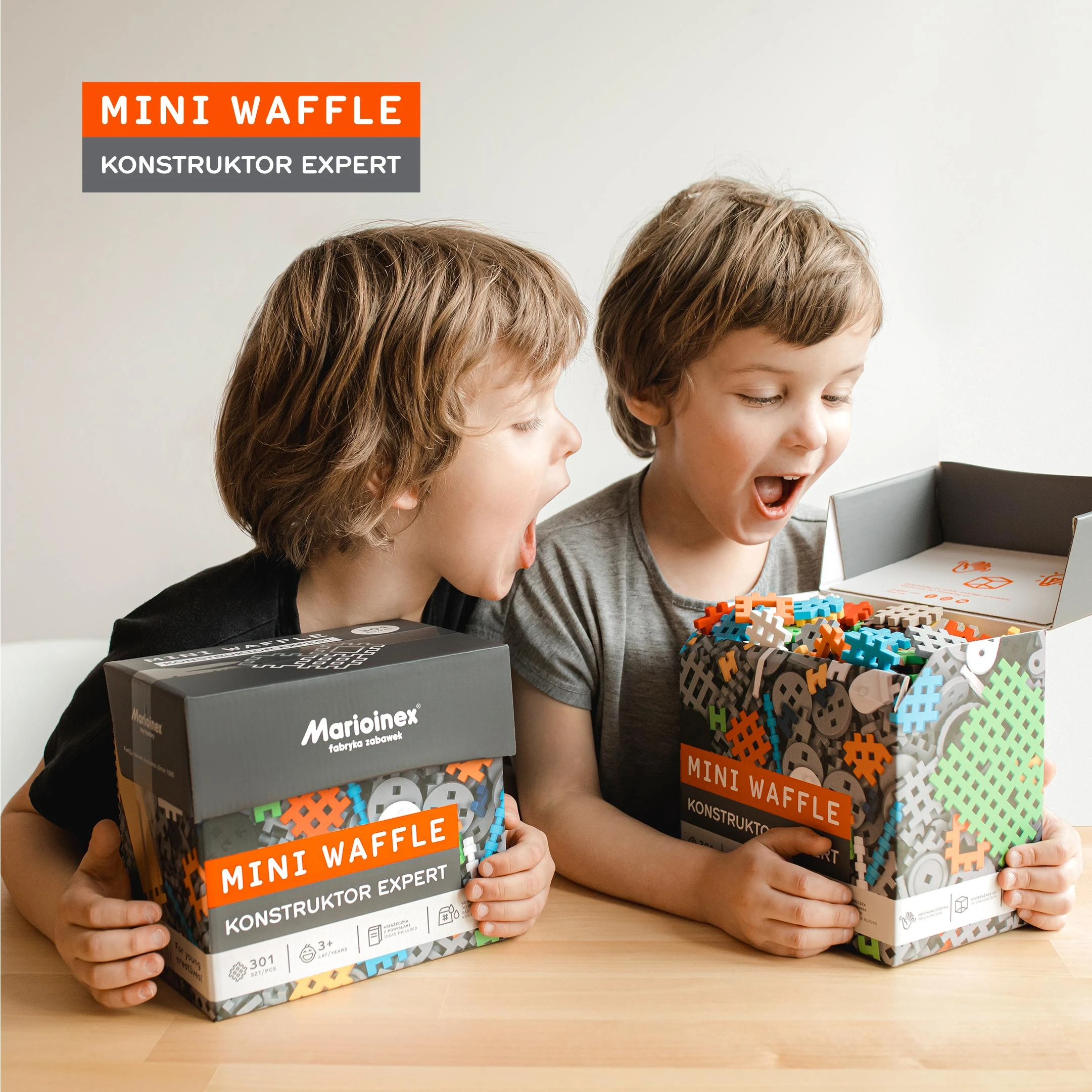 Marioinex Vafliai blokuoja „Mini Konstruktor“ ekspertą 301 PCS