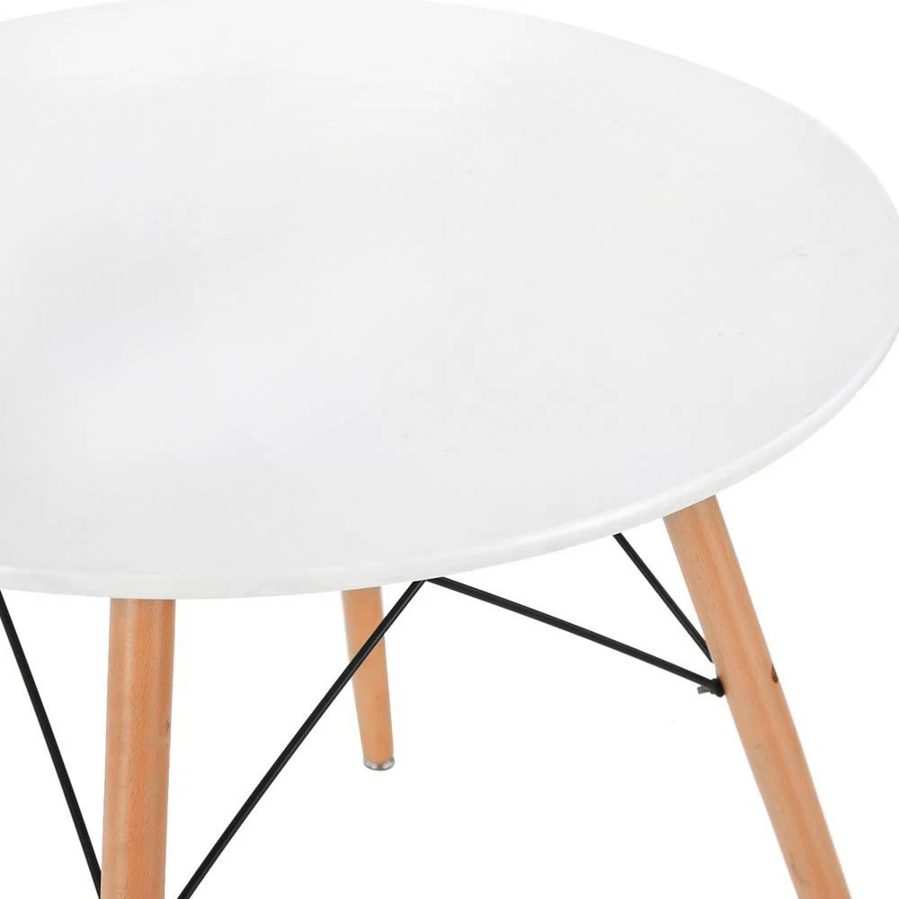 Modernhome Kavos staliukas, baltas, skersmuo 60 cm