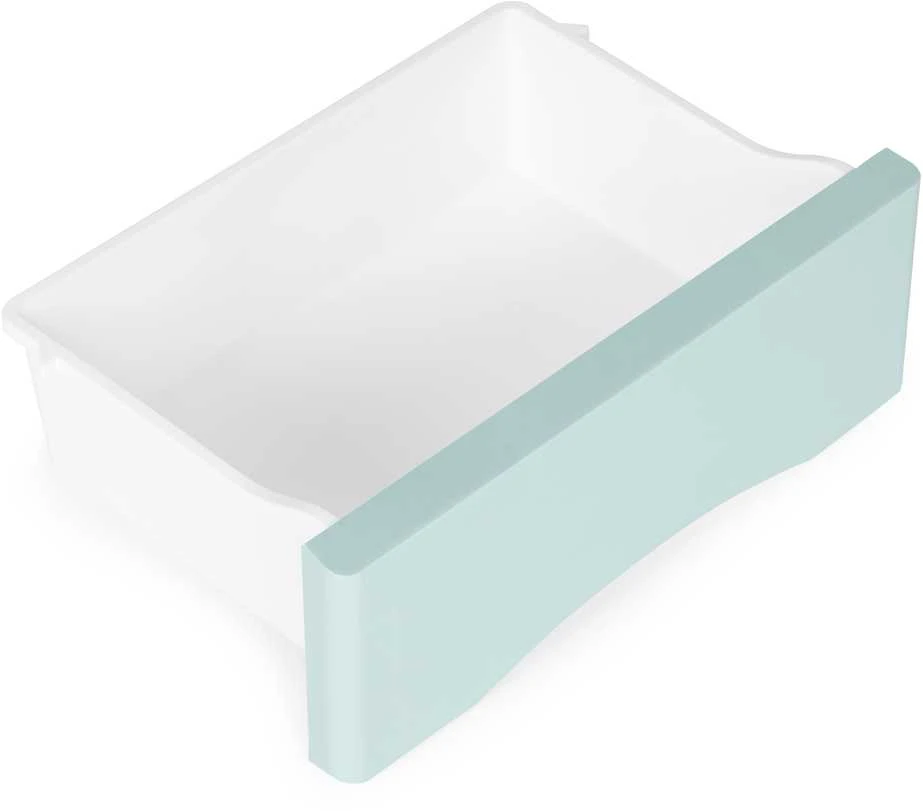 ModernHome plastikinė lentyna su 5 spalvotais stalčiais ant ratukų