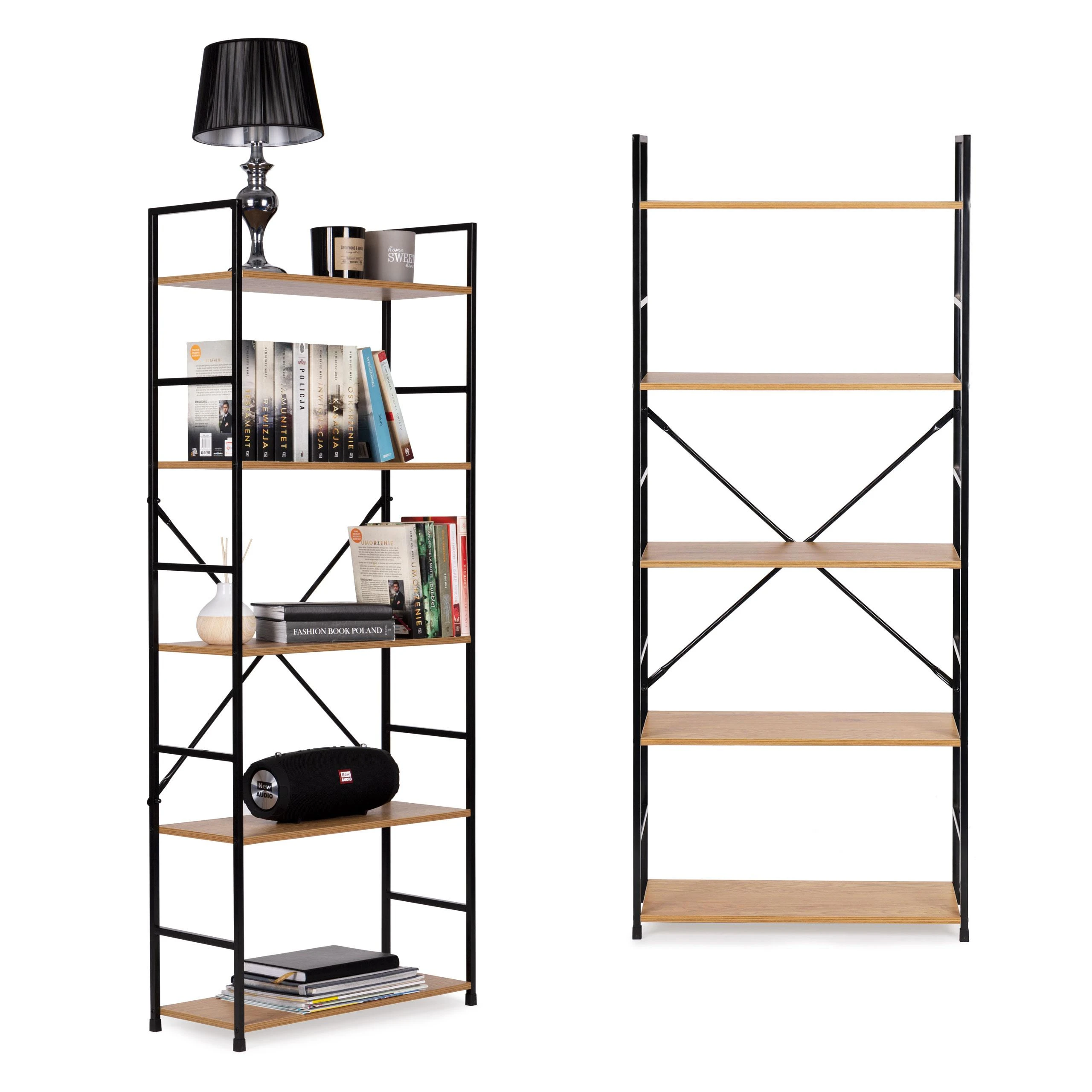 Modernhome Lentyna LOFT, 5 lentynos