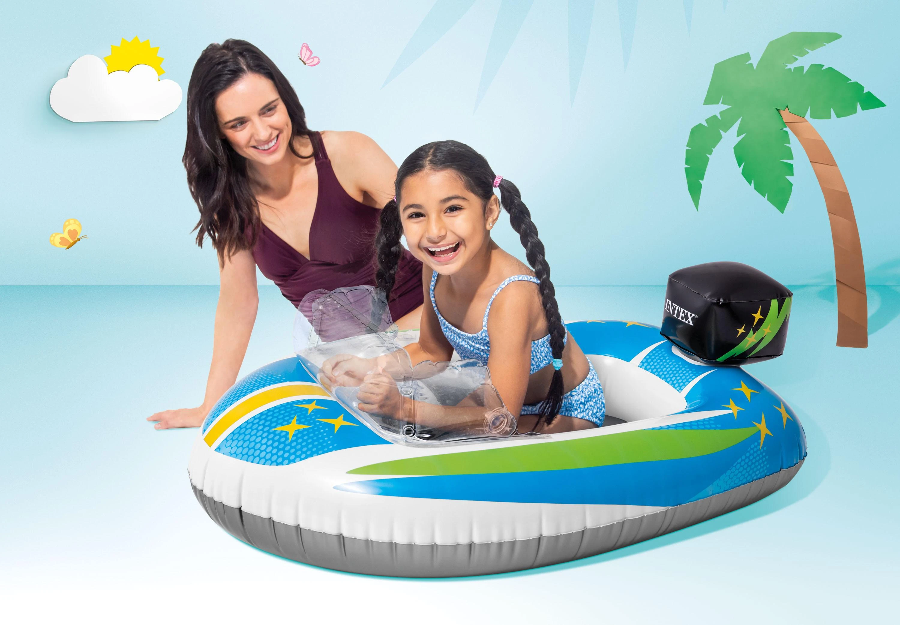 Pripučiamas žaislas INTEX Pool Cruiser, įvairių dizainų, įvairių dydžių