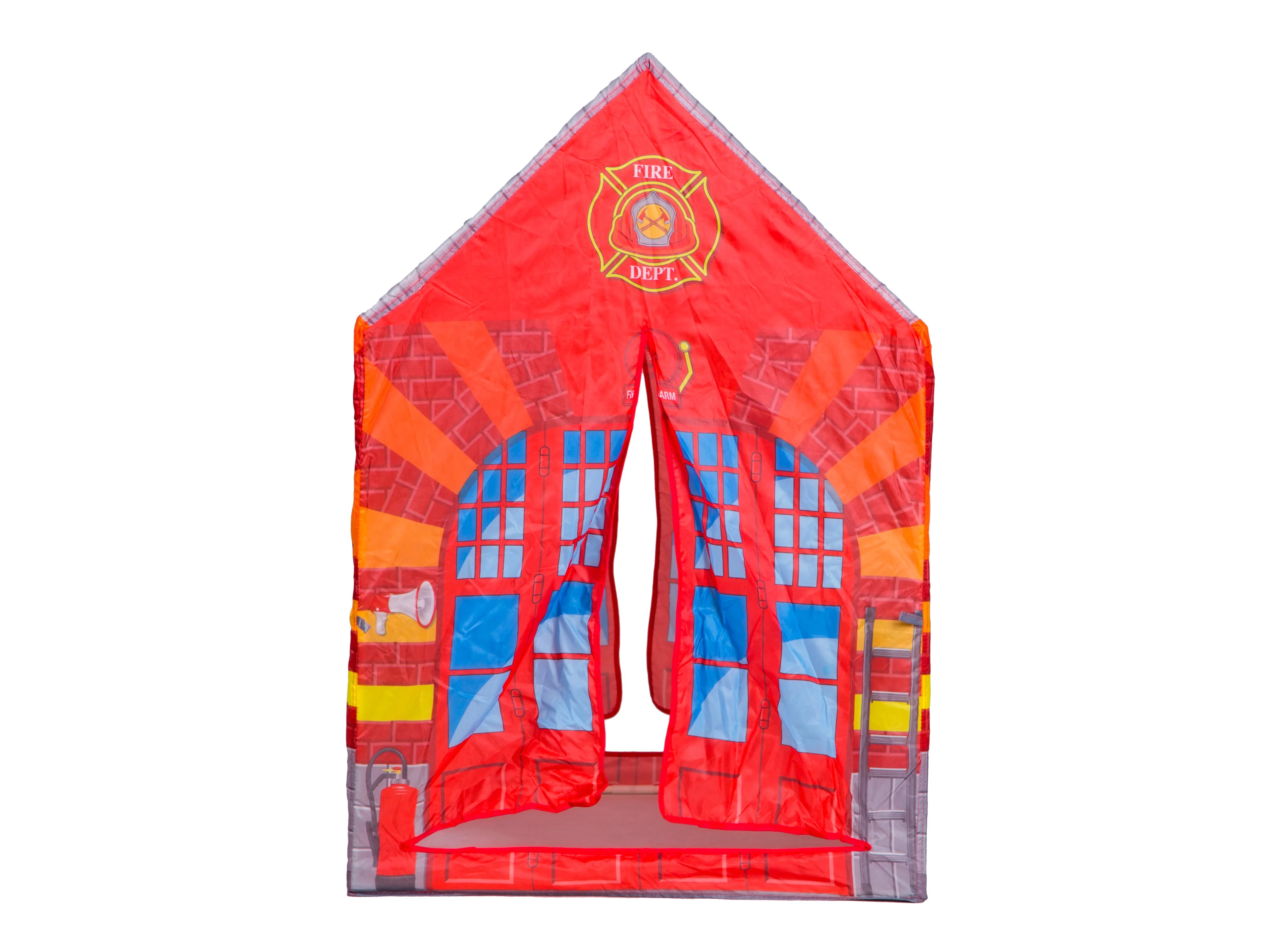 Vaikų palapinė IPlay gaisrinės stotis 95x72x102 cm