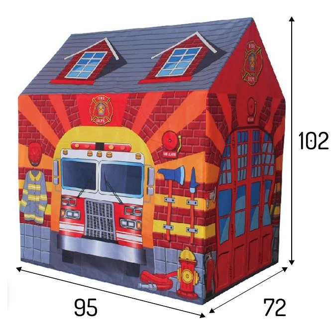 Vaikų palapinė IPlay gaisrinės stotis 95x72x102 cm