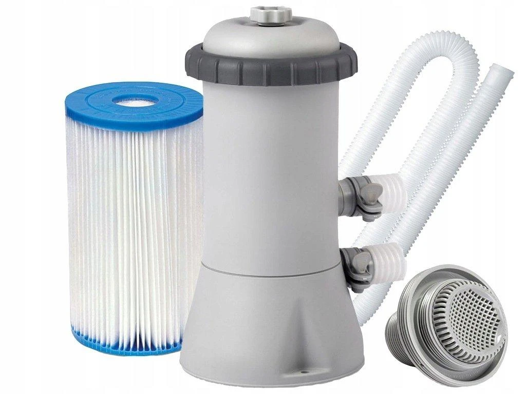 Intex | Kasetinis filtro siurblys | Pilkas